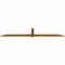 Ekena Millwork Eugene Rough Sawn Timber Gable Bracket, Western Red Cedar, 108"W x 18"H x 2"D x 4"F, 4/12 Pitch GBW108X18X0204EUG00RWR - alternate 2